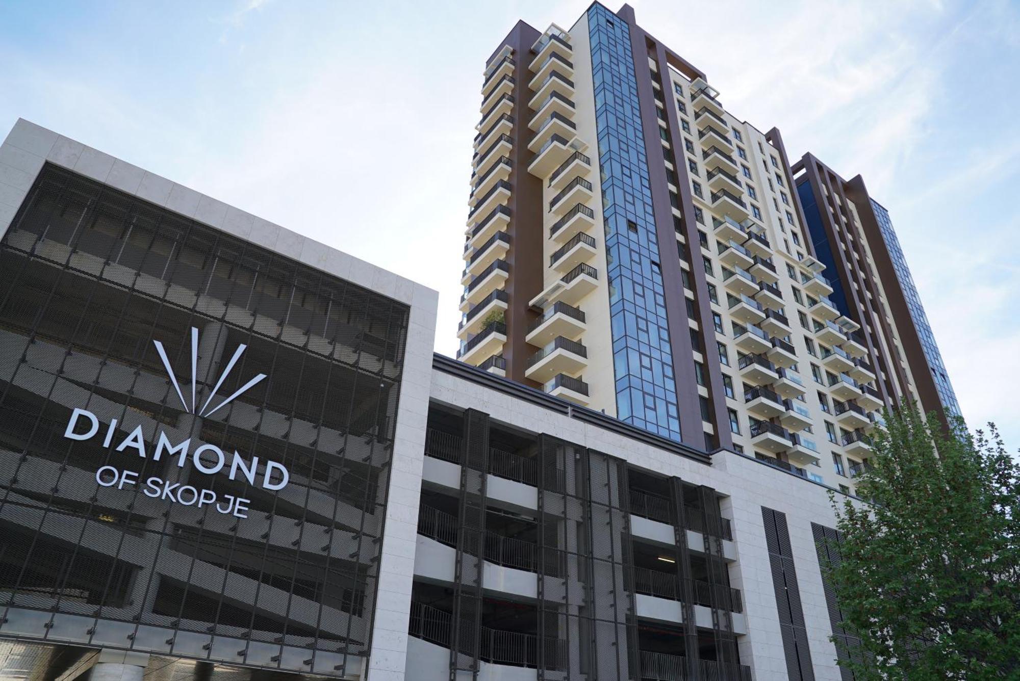 Diamond 72 Apartment , Skopje City - Center, Diamond Residences, Free Parking 外观 照片